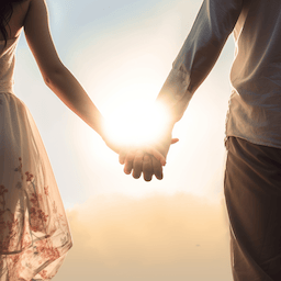 couple_holding_hands_sunlight
